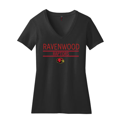 WOMENS Ravenwood Raptors District CVC V-Neck Tee
