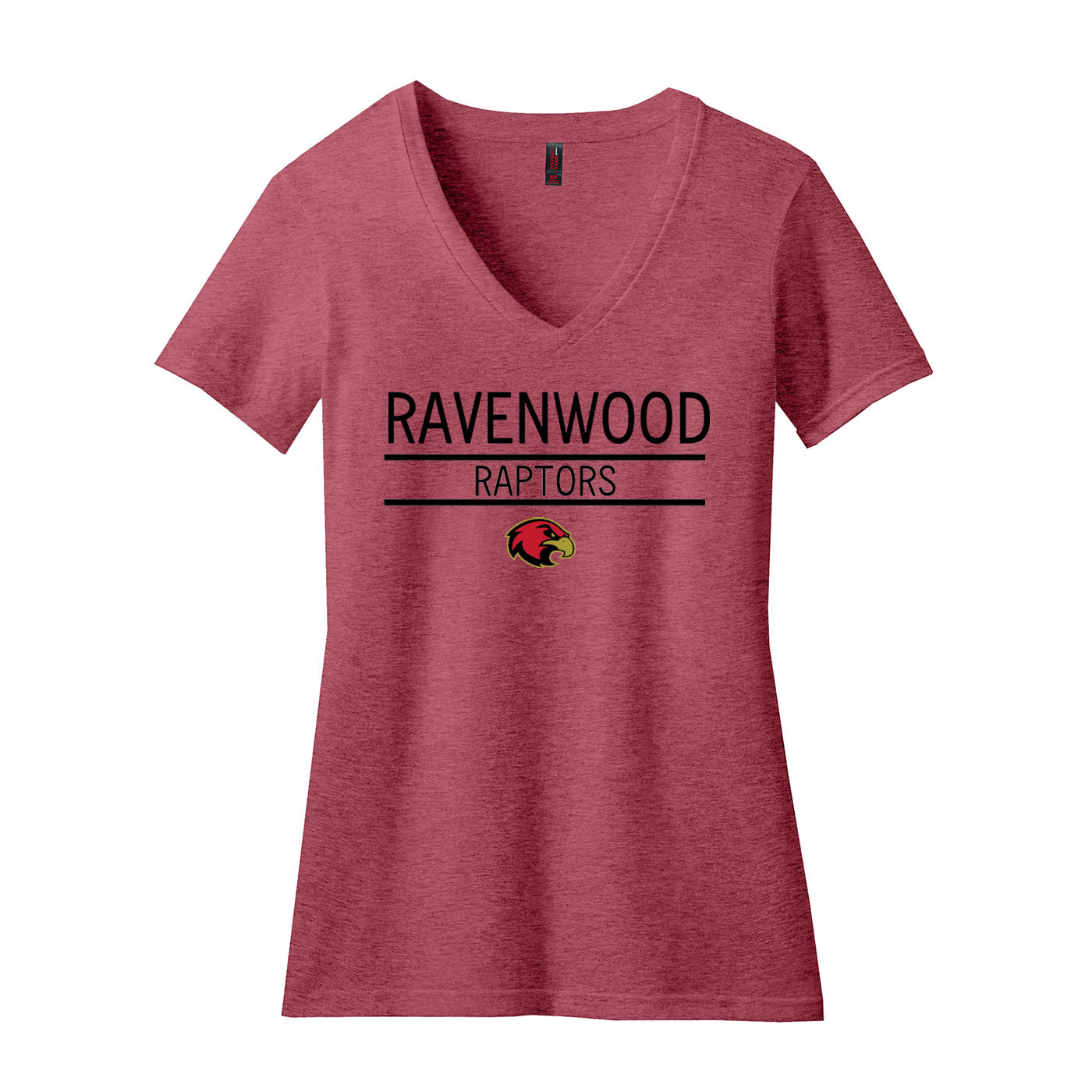 WOMENS Ravenwood Raptors District CVC V-Neck Tee