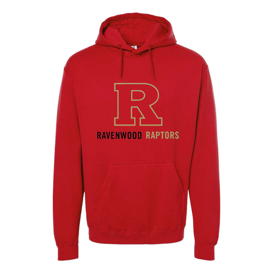 ADULT R  Ravenwood Raptors Gildan Softstyle Hoodie